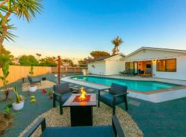 Private Villa Poolside Oasis 15 Min to Everything, hotel v San Diegu