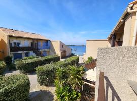 Bel appartement climatisé vu sur l'étang, hotel in Leucate-Plage