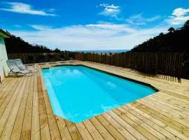 Appartement Mare è Machja avec piscine et vue mer