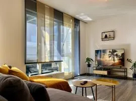 2-Zimmer Kaiser-CITY-Apartment mit Balkon und Smart-TV in der Kaiserstraße in Karlsruhe beim Europaplatz