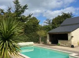 Maison centre Bourgueil avec piscine 8 p