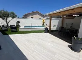 Villa Altea- Lido Marana - piscine privée exclusive - plage à pied - 3 bedrooms house - private swimming pool - beach access on foot