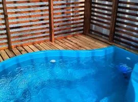 Cabaña con tinaja más hidromasaje