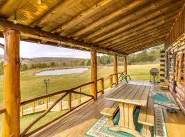Log Cabin w/ Pond & Trail Access in Almond!