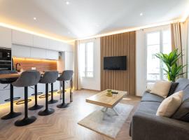 Design Apartment near the Beaches of Nice, hotel Nizzában