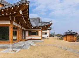 Luxury Hanok Blue Serenity