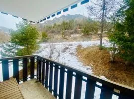 Mountain-style studio, Lake, Skiing
