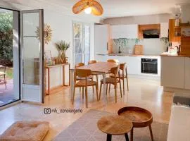 Appartement de standing avec jardin