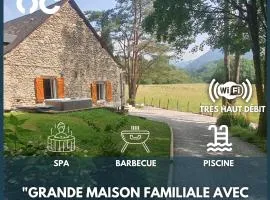 Maison familiale Baylère - Piscine et spa - 8 pers