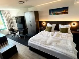 Aparthotel in Düsseldorf am Medienhafen mit Küche