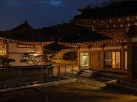 Luxury Hanok Red Serenity