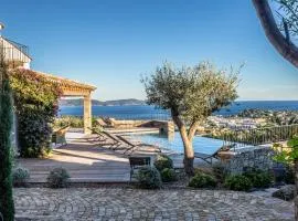 Villa Soleil d'Or, golfe de St Tropez, vue mer panoramique