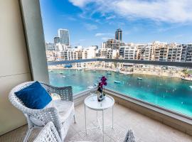Impressive View 2BR Flat in St Julian's Bay by Arco Collection, хотел в Сейнт Джулианс