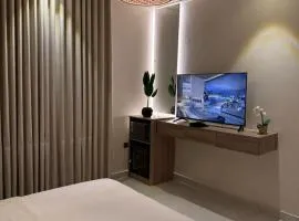 شقة ثلاث غرف بتصميم أنيق