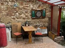 Downtown apartment with garden