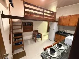 6 Micro casa perto da praia com ar e garagem