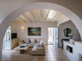 amazing sea view luxury villa for 6 guests, hotel v destinaci Ambelas