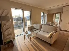4SUMMER Golden Dune - Parking, przestronne mieszkanie 50m2, cały apartament do dyspozycji, duży taras z pięknym zachodem słońca Parkplatz, geräumige Wohnung mit 50 m2, ganzes Apartment zur Verfügung, große Terrasse mit wunderschönem Sonnenuntergang