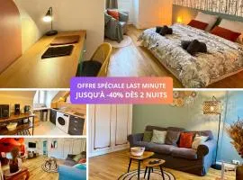 Le Corneille - Idéal Pros & Couples - Centre historique - Château 5min - Gare 10min - Au calme - Fibre