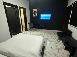 Aqua black studio room