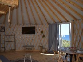 Yurt Lithoessa Gaia, hotel v destinaci Léntas