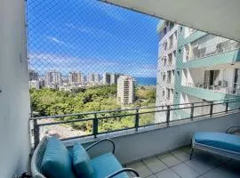 Vista nascente para o mar-Barra da Tijuca