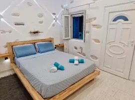 Old rocky white house