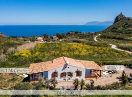 Villa Elena vicino la Riserva naturale dello Zingaro, ξενοδοχείο σε Scopello