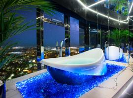 30th+ Floor Apartments in Sky Tower, chỗ nghỉ tự nấu nướng ở Wrocław