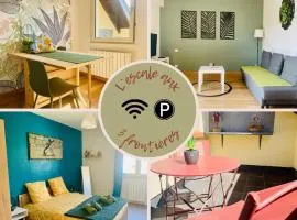L'escale aux 3 frontières, parking, wifi, balcon