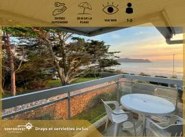 Granit & Vagues - Balcon vue mer, séjour à Trébeurden, front de mer