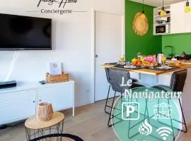 T2 - Terrasse - 3 min à pieds des plages- Parking privée - Clim - Wifi - 4 PAX
