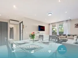 5 min de Monaco - Charmant trois pièces - Parking - DF