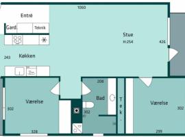 3 rooms flat 350m station 25 min from CPH Center, ξενοδοχείο σε Bagsværd