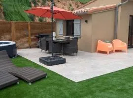 Studio climatisé - Terrasse, Plancha, Fibre