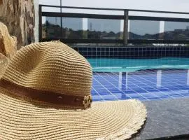 Casa Rústica com piscina,churrasqueira,banheira e ar condicionado