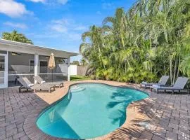 Wonderful Tropical Pool House In Delray Near Ocean