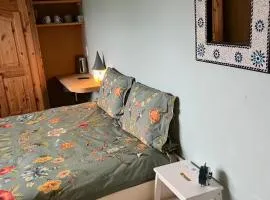 Kamer in een Strobalen huis