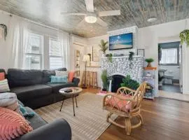 Steps to Beach Fireplace Pat's Porch