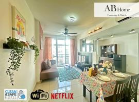 ABHOME "HOLIDAY SUITE" #Midas Seri Alam #High Floor #Mall #JB, hotel em Masai