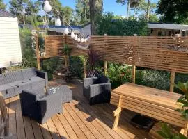 Charmant mobil home camping Les Embruns