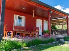 Cabaña Pacha Munaskka con vista al lago