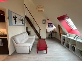 Apt in hyper center of Lannion, next to City Hall