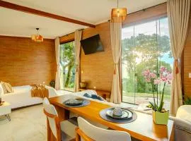 Cabana nas montanhas em Campos do Jordão