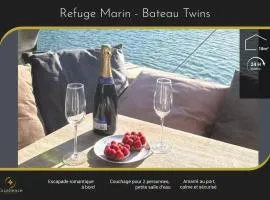 Refuge Marin - Twins Boat