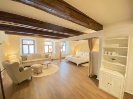 Großzügiges 1 Zimmer-Apartment mit Badewanne, hotel in Pirna