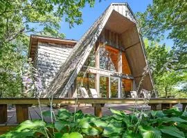 Secluded A-Frame Cabin with Incredible Views near Mountain Fork River in Oklahoma