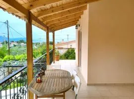 Fox's Den - Alepochori's Sea & Mountain View Balcony!
