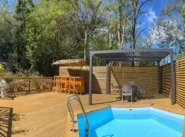 Appartement avec vue jardin à Deshaies 80 m² avec piscine