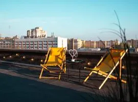 Лофт студия с панорамной террасой